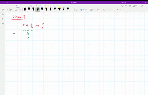 in-exercises-7-20-find-the-exact-value-of-each-of-the-given-expressions-cos-fracpi6-sin-fracpi3