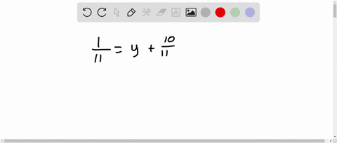 solve-frac111yfrac1011