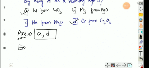 which-of-the-following-metals-are-extracted-by-using-mathrmal-as-a-reducing-agent-a-w-from-wo-_3-b-m