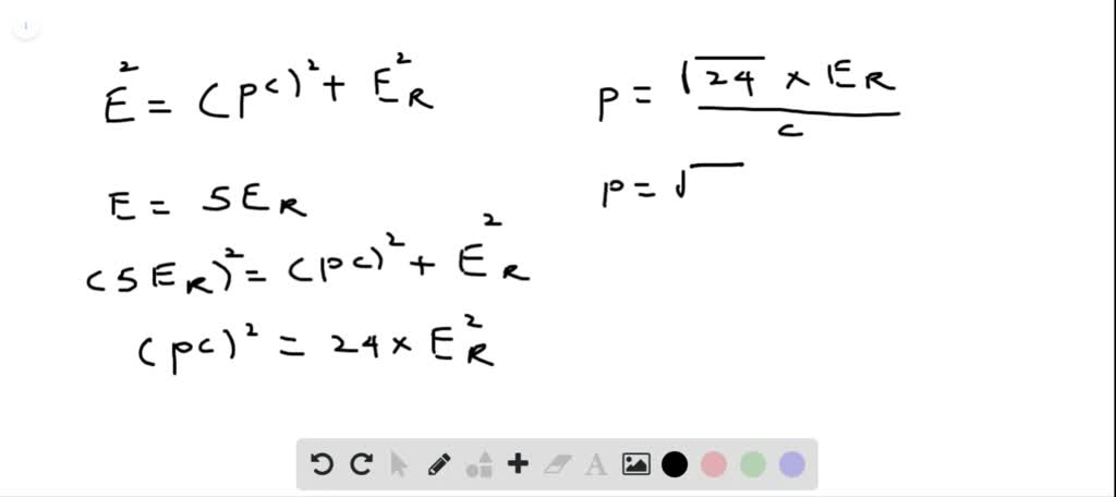 an-electron-has-a-total-energy-equal-to-five-times-it-solvedlib