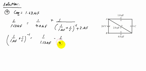 the-capacitance-across-a-and-b-is-163-mu-mathrmf-a-what-is-the-capacitance-of-the-unknown-capacitor-