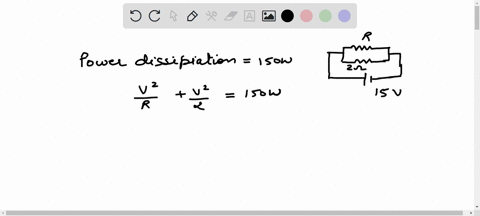 if-in-the-circuit-power-dissipation-is-150-mathrmw-then-r-is-aieee-2002-fig-735-a-2-omega-b-6-omega-