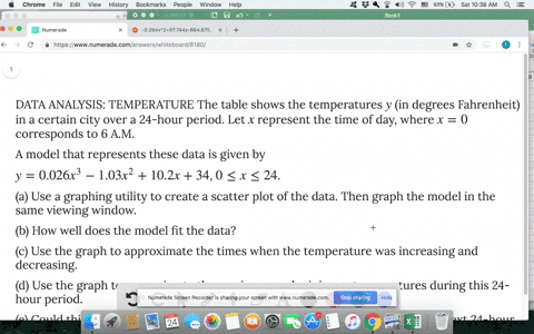 data-analysis-temperature-the-table-shows-the-temperatures-y-in-degrees-fahrenheit-in-a-certain-city