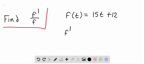 find-the-relative-rate-of-change-fprimet-ft-of-the-function-ft-ft15-t12