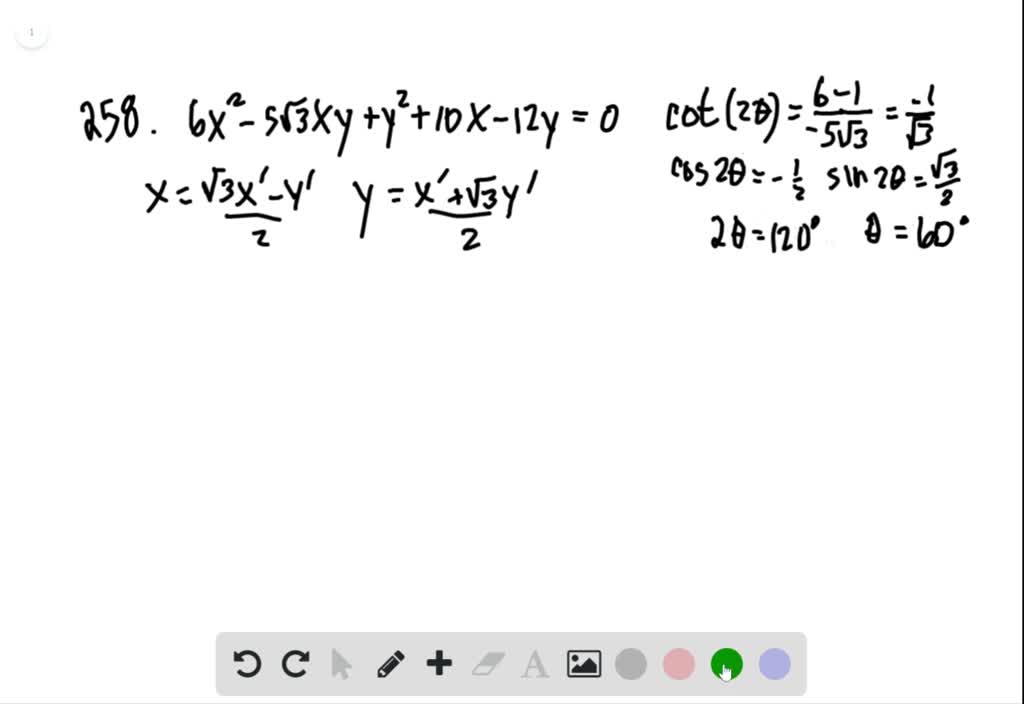 solved-determine-the-angle-of-rotation-in-order-to-eliminate-the-xy