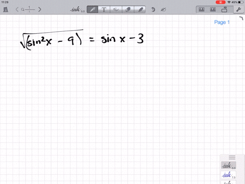 SOLVED:Show that the following equations are not identities. √(sin^2 x ...