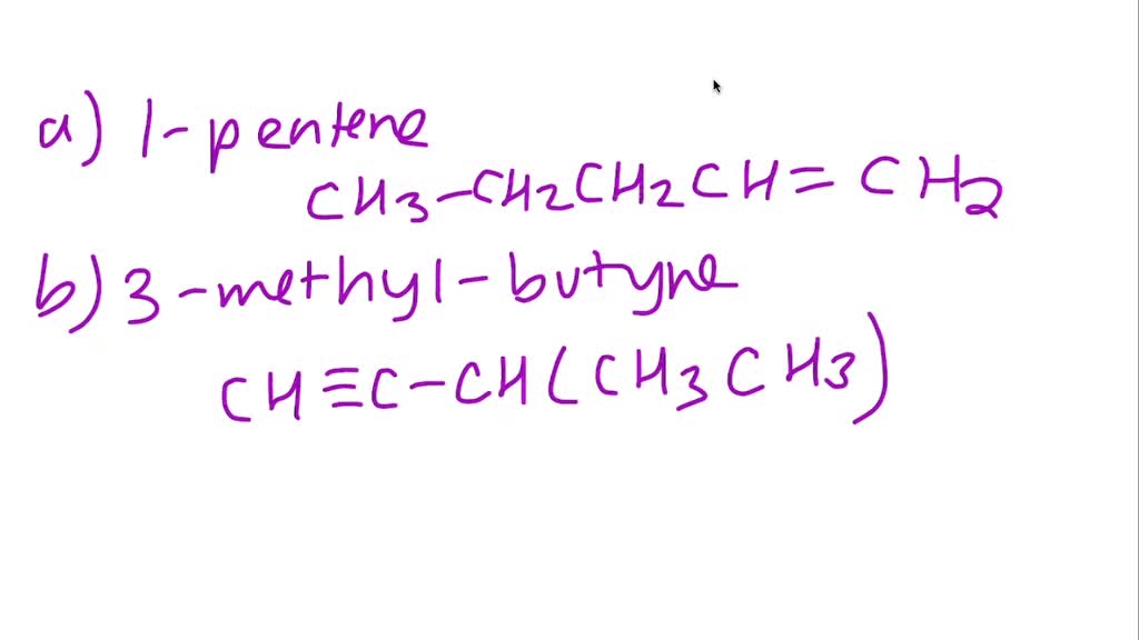 SOLVEDDraw the condensed structural formula for each of the following