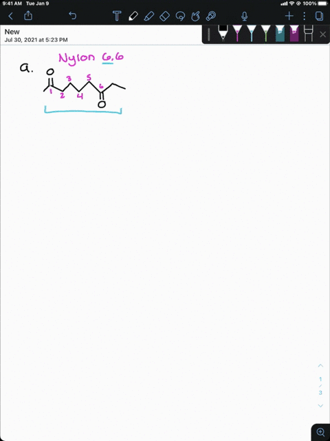 ⏩SOLVED:Write the structural formula for (a) nylon 6,6 and (b)…