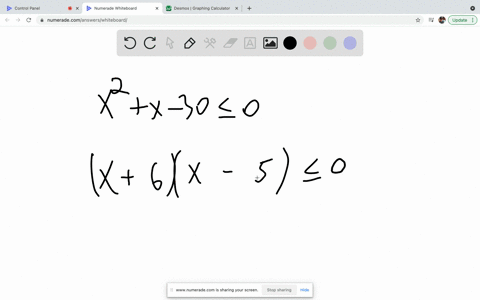 solve-each-quadratic-inequality-give-the-solution-set-in-interval-notation-x2x-30-leq-0