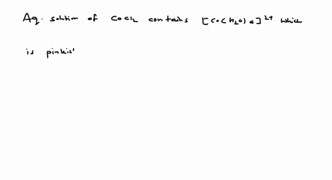 when-concentrated-mathrmhcl-is-added-to-an-aqueous-solution-of-mathrmcocl_2-its-colour-changes-from-