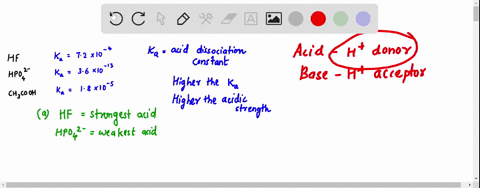 several-acids-are-listed-here-with-their-respective-equilibrium-constants-beginaligned-mathrmhfmat-2
