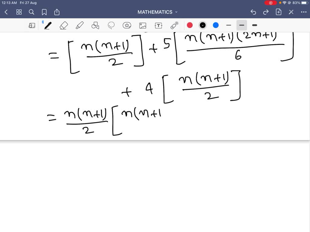 SOLVED Sum The Series 1 cdot 2 cdot 5 2 cdot 3 cdot 6 3 cdot 4 