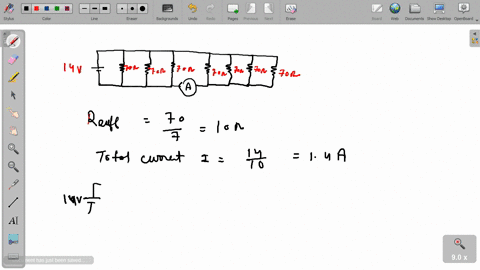 the-reading-of-the-ammeter-in-the-circuit-in-fig-is-a-3-5-mathrma-b-4-5-mathrma-c-6-5-mathrma-d-7-5-