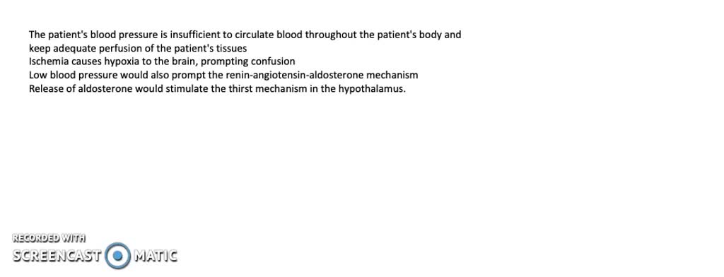 SOLVED: A patient arrives in the emergency department with a blood ...