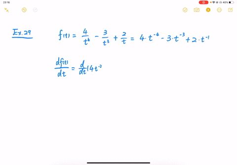 find-the-derivative-of-the-function-f-by-using-the-rules-of-differentiation-ftfrac4t4-frac3t3frac2-2