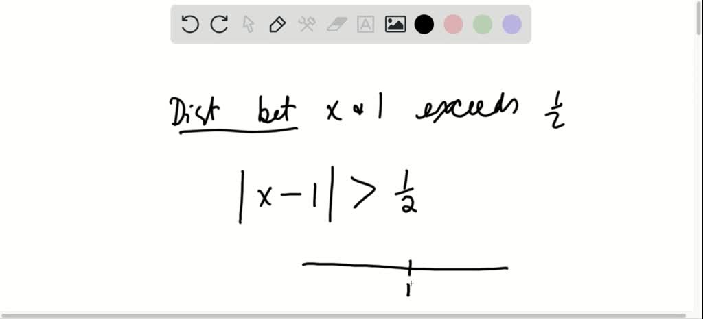 Solvedrewrite Each Statement Using Absolute Value Notation As In Example 5 The Distance 1851