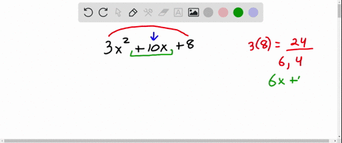 factor by grouping 3x 2 10x 8