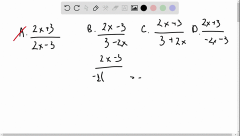 which-two-of-the-following-rational-expressions-equal-1-a-frac2-x32-x-3-b-frac2-x-33-2-x-c-frac2-x33