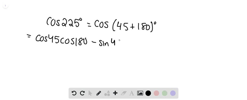 solved-find-the-exact-value-of-each-expression-cos225