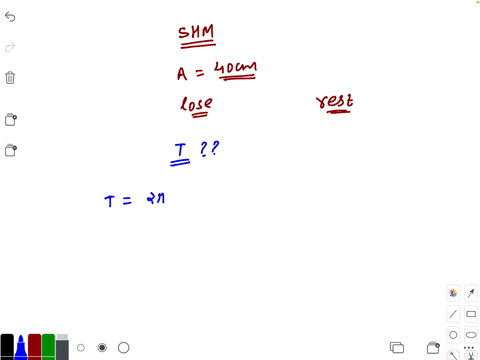 a-block-is-performing-shm-along-a-vertical-line-with-amplitude-of-40-mathrmcm-on-a-horizontal-plank-