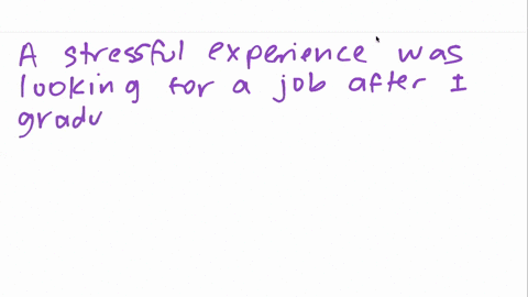 think-of-a-stressful-situation-that-you-have-recently-experienced-how-did-you-cope-with-it-describe