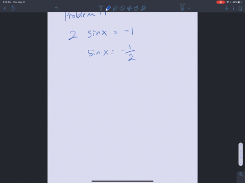 find-the-principal-root-of-each-equation-2-sin-x-1