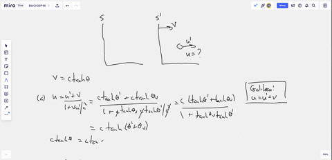 consider-motion-in-one-spatial-dimension-for-any-velocity-v-define-parameter-theta-via-the-relation-