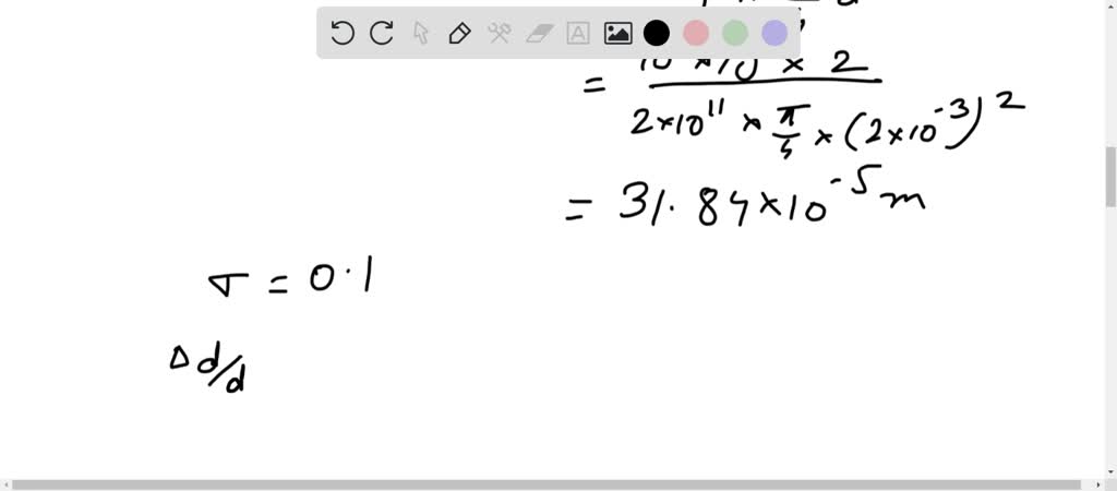 SOLVED:In above problem, if Poisson's ratio is 0=0.1, the change in ...