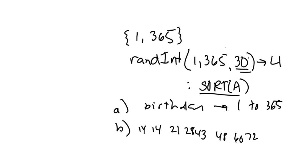 ⏩SOLVED:The Birthday Problem What's The Probability That In A… | Numerade