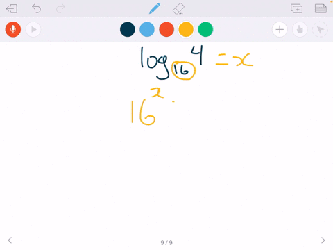 evaluate-the-logarithms-without-the-use-of-a-calculator-see-examples-2-3-log-_16-4