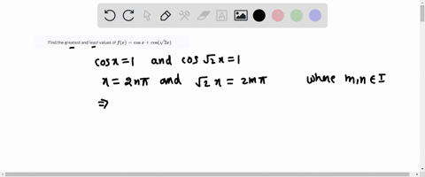 find-the-greatest-and-least-values-of-fxcos-xcos-sqrt2-x