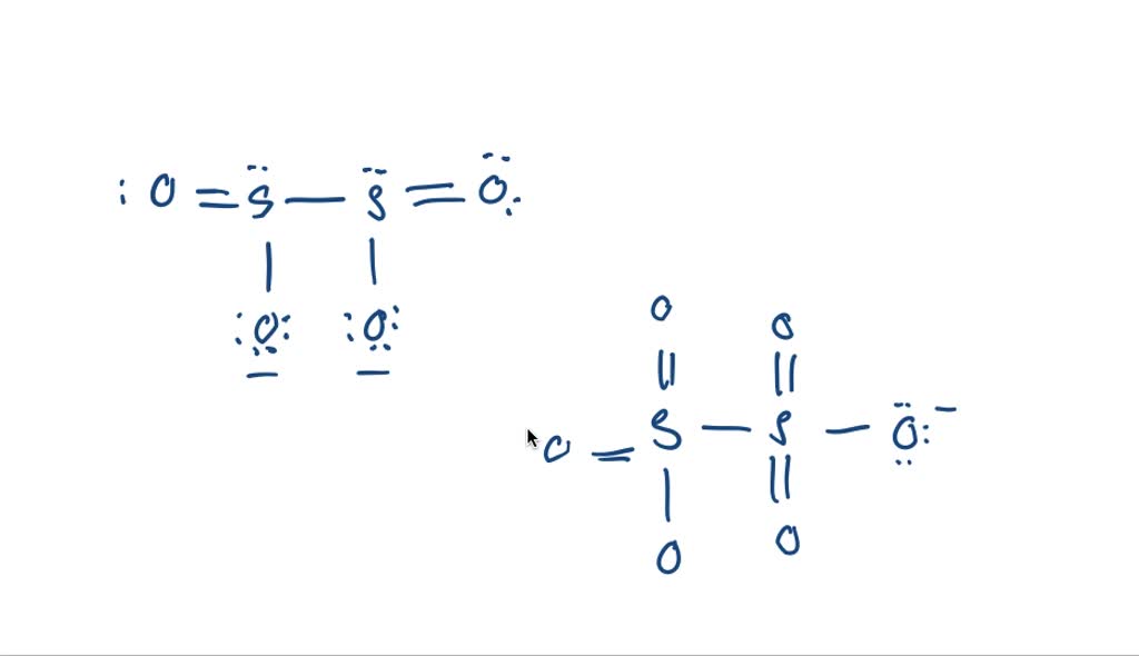 SOLVED:Sulfur and oxygen form a series of 2- anions including sulfite ...