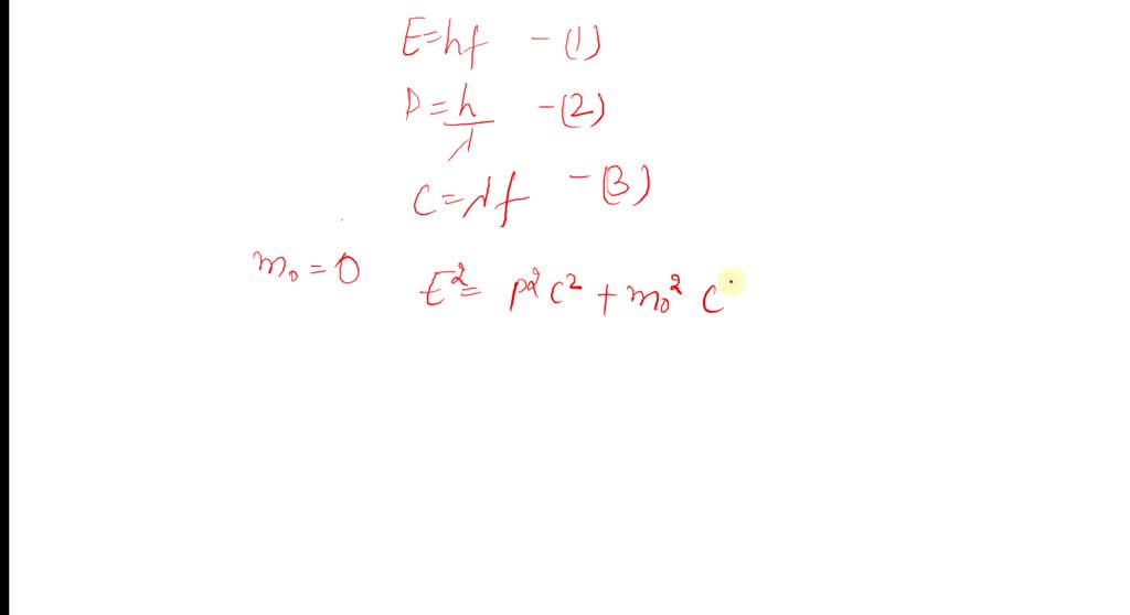SOLVED (a) Calculate the momentum of a 2.5μm photon. (b) Find the