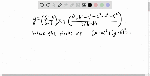 for-the-circles-x2y29-and-x-12y121-find-an-equation-for-the-radical-axis