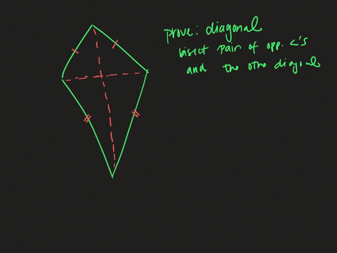 prove-that-one-diagonal-of-a-kite-bisects-a-pair-of-opposite-angles-and-the-other-diagonal