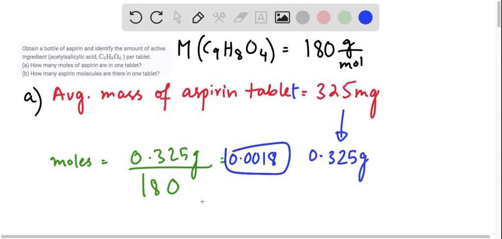 Obtain a bottle of aspirin and identify the amount of active ingredient ...