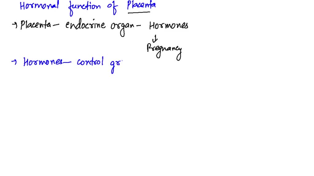 SOLVEDIdentify the hormones secreted by the placenta. Why is the