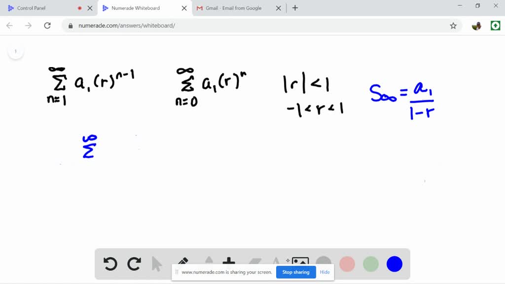 SOLVED:Multiply the geometric series for 1 /(1-x) and the series for ...