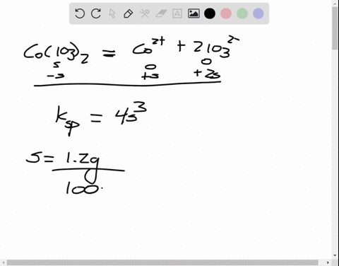 the-solubility-of-cobaltii-iodate-in-water-is-12-mathrmg-100-mathrmml-calculate-the-solubility-produ