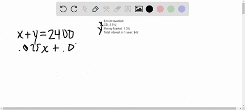 set-up-an-algebraic-equation-and-then-solve-marty-put-last-years-bonus-of-2400-into-two-accounts-he-