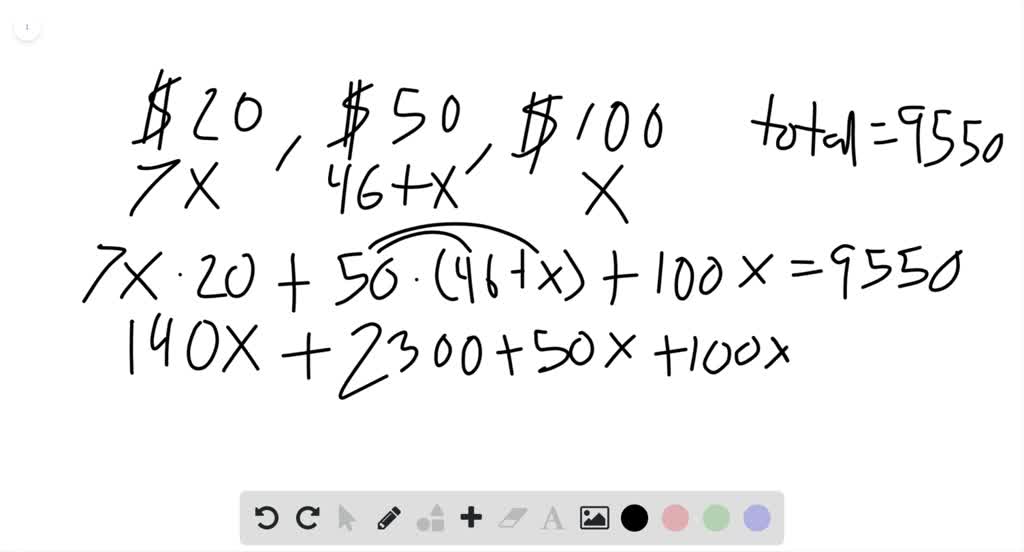 SOLVED: A stack of $ 20, $ 50, and $ 100 bills was retrieved as part of ...