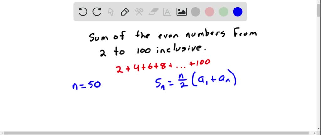 solved-find-the-sum-of-the-even-numbers-from-2-to-100-inclusive