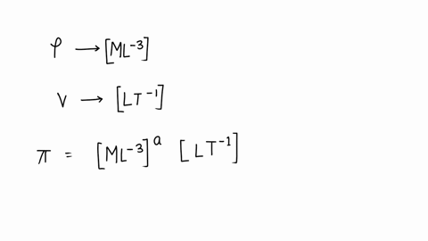 express-the-group-of-variables-l-mu-rho-v-as-a-dimensionless-ratio