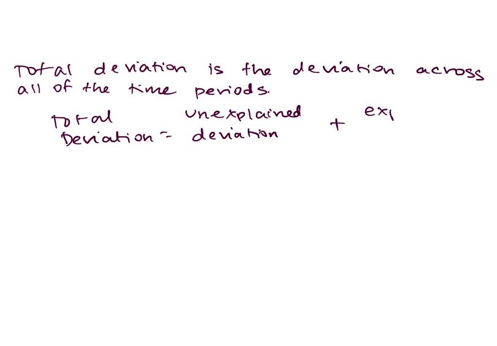 2 Total Deviation Deviation Deviation Numerade