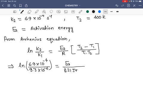 the-reaction-2-mathrmnoclg-longrightarrow-2-mathrmnogmathrmcl_2g-has-rate-constant-values-for-the-re
