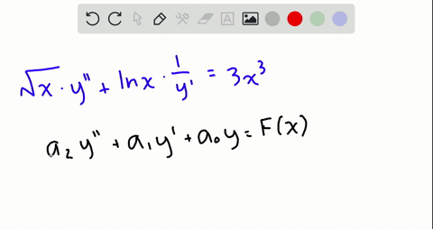 Solved Determine Whether The Differential Equation Is Linear Or Nonlinear X Y 1 Y Lnx 3 X 3