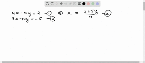 use-the-method-of-substitution-to-solve-the-system-leftbeginarrayl-4-x-5-y2-8-x-10-y-5-endarrayright