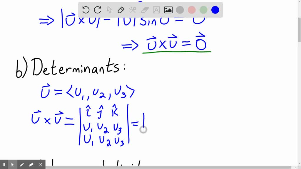 SOLVED:Verify The Identities Either By Using The Definition Of Cross ...