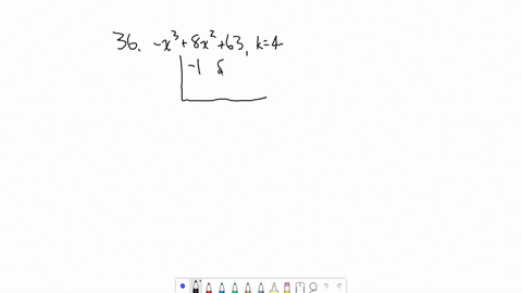 for-each-polynomial-function-use-the-remainder-theorem-to-find-fk-fx-x38-x263-quad-k4