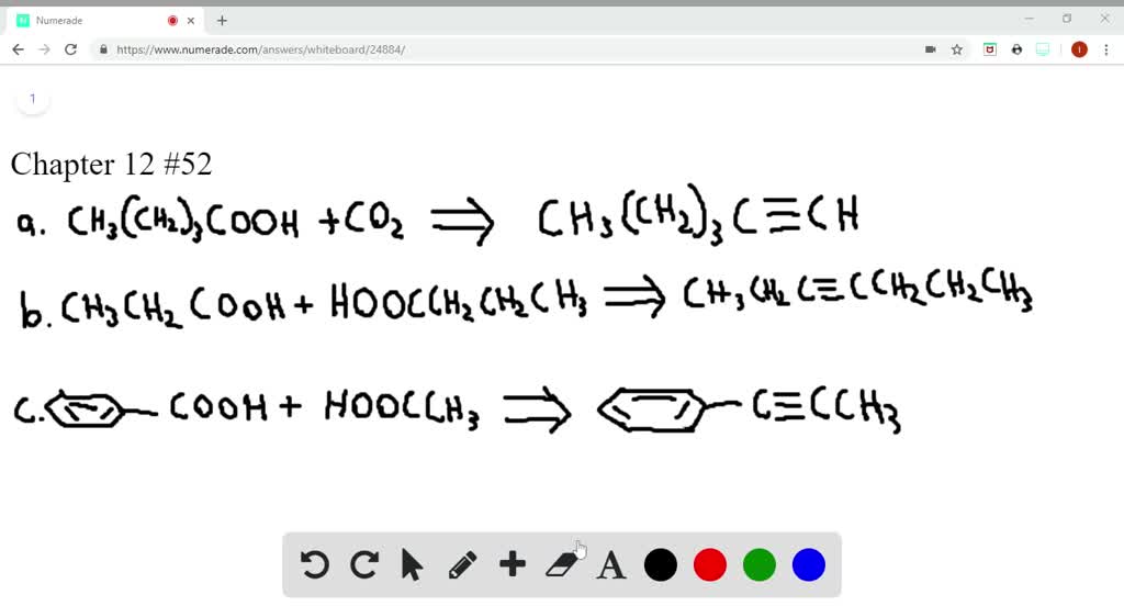 SOLVED:What alkyne gives each set of products after treatment with O3 ...